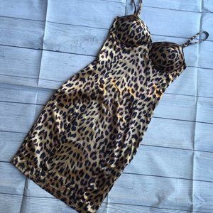 Women's SHEIN Size Medium Leopard Print Cocktail Dress